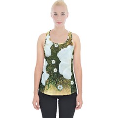 Summer Anemone Sylvestris Piece Up Tank Top