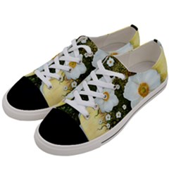 Summer Anemone Sylvestris Women s Low Top Canvas Sneakers