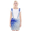 Feather Blue Colored Braces Suspender Skirt View1