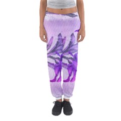 Flowers Flower Purple Flower Women s Jogger Sweatpants by Nexatart