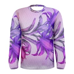 Flowers Flower Purple Flower Men s Long Sleeve Tee