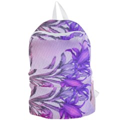 Flowers Flower Purple Flower Foldable Lightweight Backpack