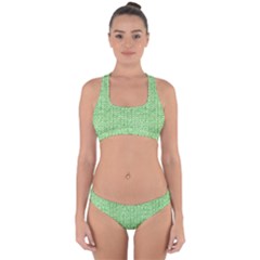 Knittedwoolcolour2 Cross Back Hipster Bikini Set