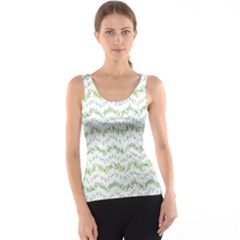 Wavy Linear Seamless Pattern Design  Tank Top by dflcprints