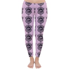 Three Women Pink Classic Winter Leggings by snowwhitegirl