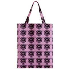 Three Women Pink Zipper Classic Tote Bag by snowwhitegirl