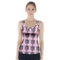 Three Women Pink Racer Back Sports Top by snowwhitegirl