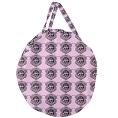 Three Women Pink Giant Round Zipper Tote by snowwhitegirl