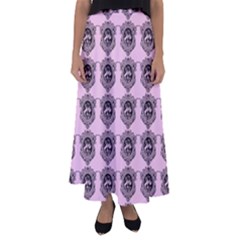 Three Women Pink Flared Maxi Skirt