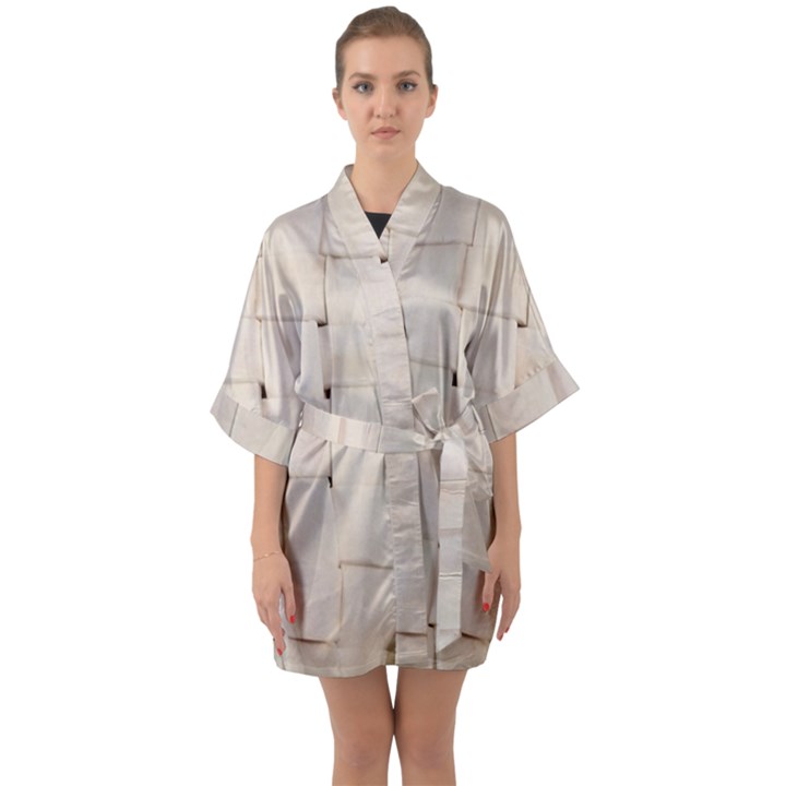 Pastry Case Quarter Sleeve Kimono Robe