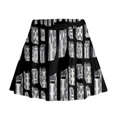 Numbers Cards 7898 Mini Flare Skirt by MRTACPANS