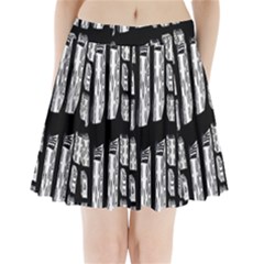 Numbers Cards 7898 Pleated Mini Skirt by MRTACPANS