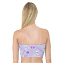 violet,lavender,cute,floral,pink,purple,pattern,girly,modern,trendy Bandeau Top View2