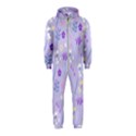 violet,lavender,cute,floral,pink,purple,pattern,girly,modern,trendy Hooded Jumpsuit (Kids) View1