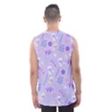 violet,lavender,cute,floral,pink,purple,pattern,girly,modern,trendy Men s Basketball Tank Top View2