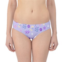 violet,lavender,cute,floral,pink,purple,pattern,girly,modern,trendy Hipster Bikini Bottoms