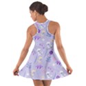 violet,lavender,cute,floral,pink,purple,pattern,girly,modern,trendy Cotton Racerback Dress View2