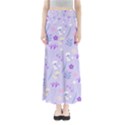 violet,lavender,cute,floral,pink,purple,pattern,girly,modern,trendy Full Length Maxi Skirt View1