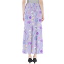 violet,lavender,cute,floral,pink,purple,pattern,girly,modern,trendy Full Length Maxi Skirt View2