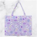 violet,lavender,cute,floral,pink,purple,pattern,girly,modern,trendy Medium Tote Bag View1