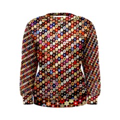 Mosaic Pattern Quilt Pattern Women s Sweatshirt