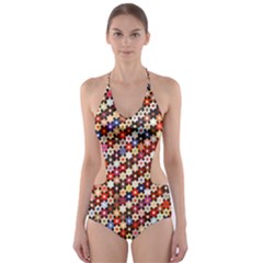 Tp588 Cut-out One Piece Swimsuit by paulaoliveiradesign