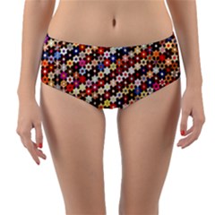 Tp588 Reversible Mid-waist Bikini Bottoms by paulaoliveiradesign