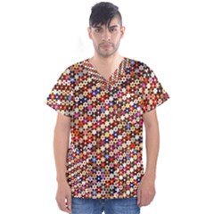 Tp588 Men s V-neck Scrub Top