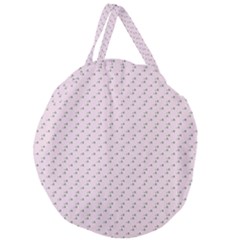 Pink Flowers Pink Giant Round Zipper Tote by snowwhitegirl