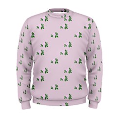 Pink Flowers Pink Big Men s Sweatshirt by snowwhitegirl