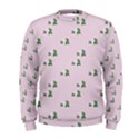 Pink Flowers Pink Big Men s Sweatshirt View1