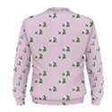 Pink Flowers Pink Big Men s Sweatshirt View2