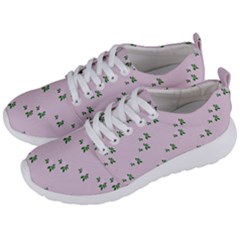 Pink Flowers Pink Big Men s Lightweight Sports Shoes