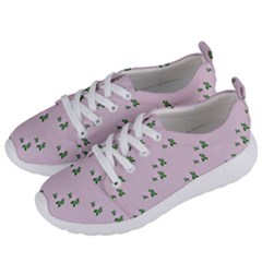 Pink Flowers Pink Big Women s Lightweight Sports Shoes