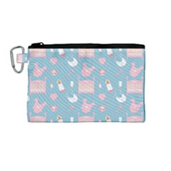 Baby Pattern Canvas Cosmetic Bag (medium) by snowwhitegirl