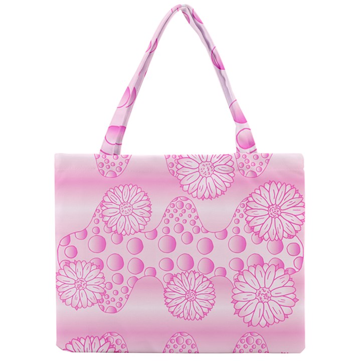 Amoebaflowerspink Mini Tote Bag