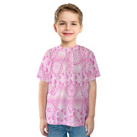 Amoebaflowerspink Kids  Sport Mesh Tee by CosmicEsoteric