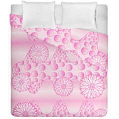 Amoebaflowerspink Duvet Cover Double Side (california King Size) by CosmicEsoteric