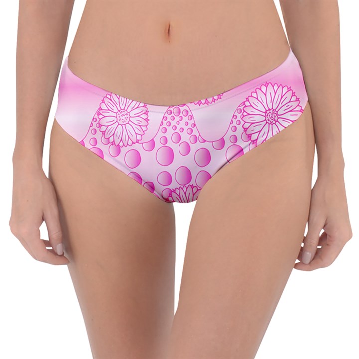 Amoebaflowerspink Reversible Classic Bikini Bottoms