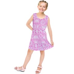 Amoebaflowerspink Kids  Tunic Dress by CosmicEsoteric