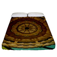 Kaleidoscope Dream Illusion Fitted Sheet (king Size) by Nexatart