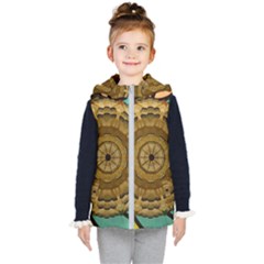 Kaleidoscope Dream Illusion Kid s Puffer Vest