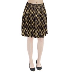 Honeycomb Beehive Nature Pleated Skirt by Nexatart