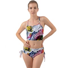 Abstract Art Detail Painting Mini Tank Bikini Set