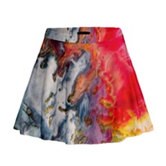 Art Abstract Macro Mini Flare Skirt by Nexatart