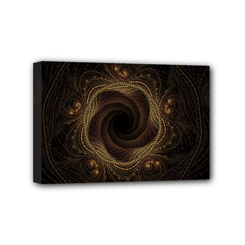 Beads Fractal Abstract Pattern Mini Canvas 6  X 4  by Nexatart