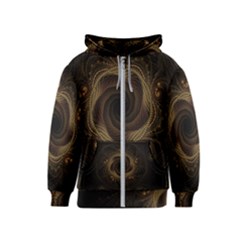 Beads Fractal Abstract Pattern Kids  Zipper Hoodie by Nexatart