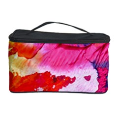 Abstract Art Background Paint Cosmetic Storage Case by Nexatart