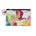 Art Detail Abstract Painting Wax Canvas Cosmetic Bag (Medium) View1