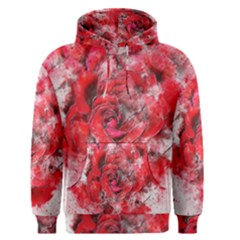 Flower Roses Heart Art Abstract Men s Pullover Hoodie